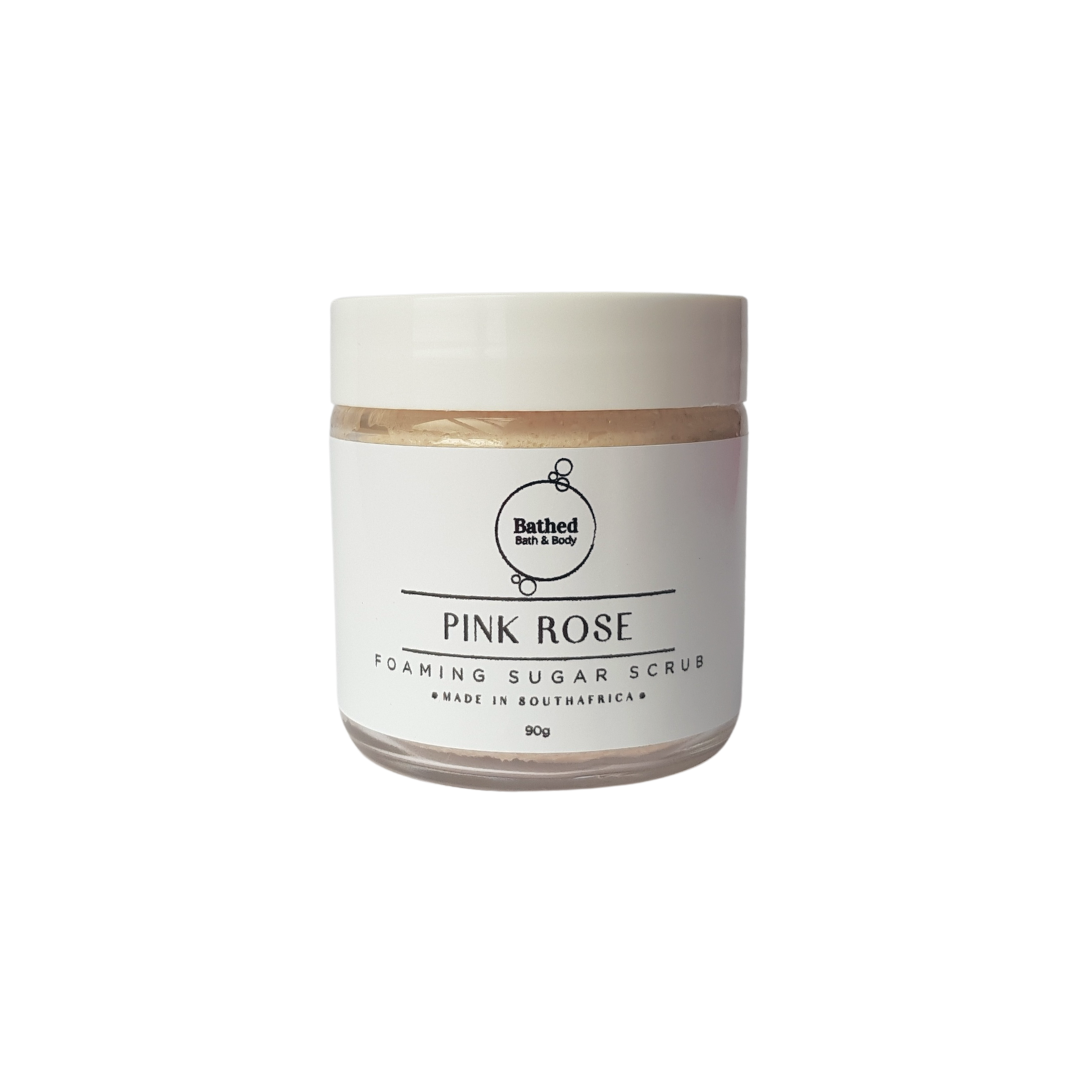 Pink Rose Foaming sugar scrub