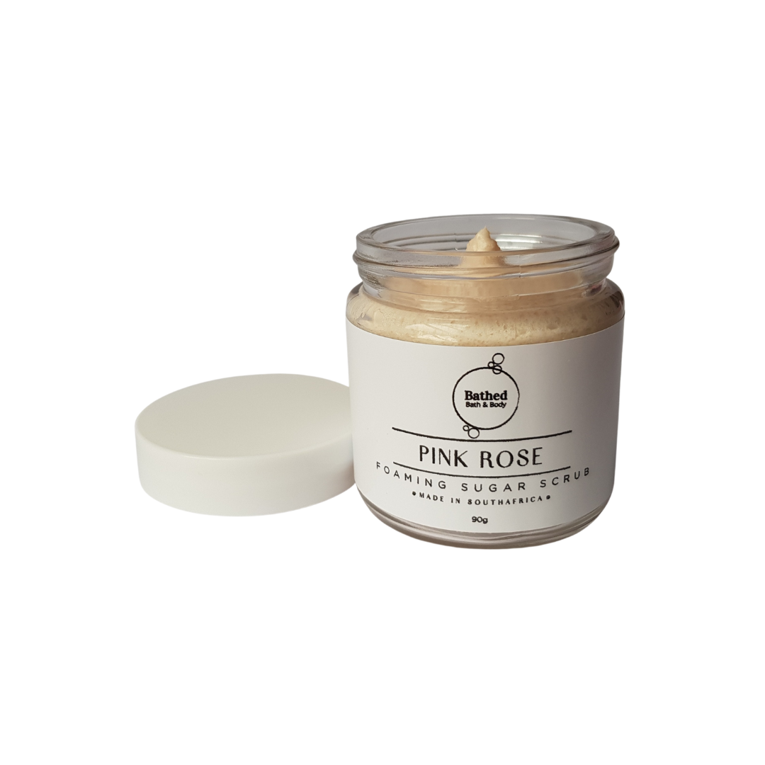 Pink Rose Foaming sugar scrub