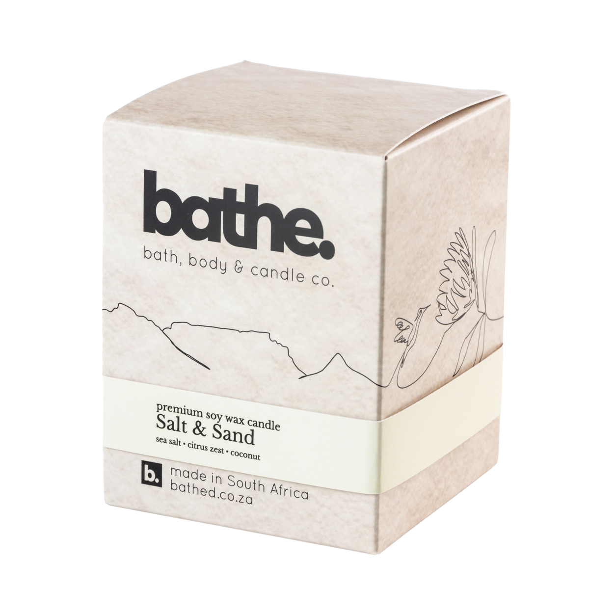 Salt & Sand Soy wax candle
