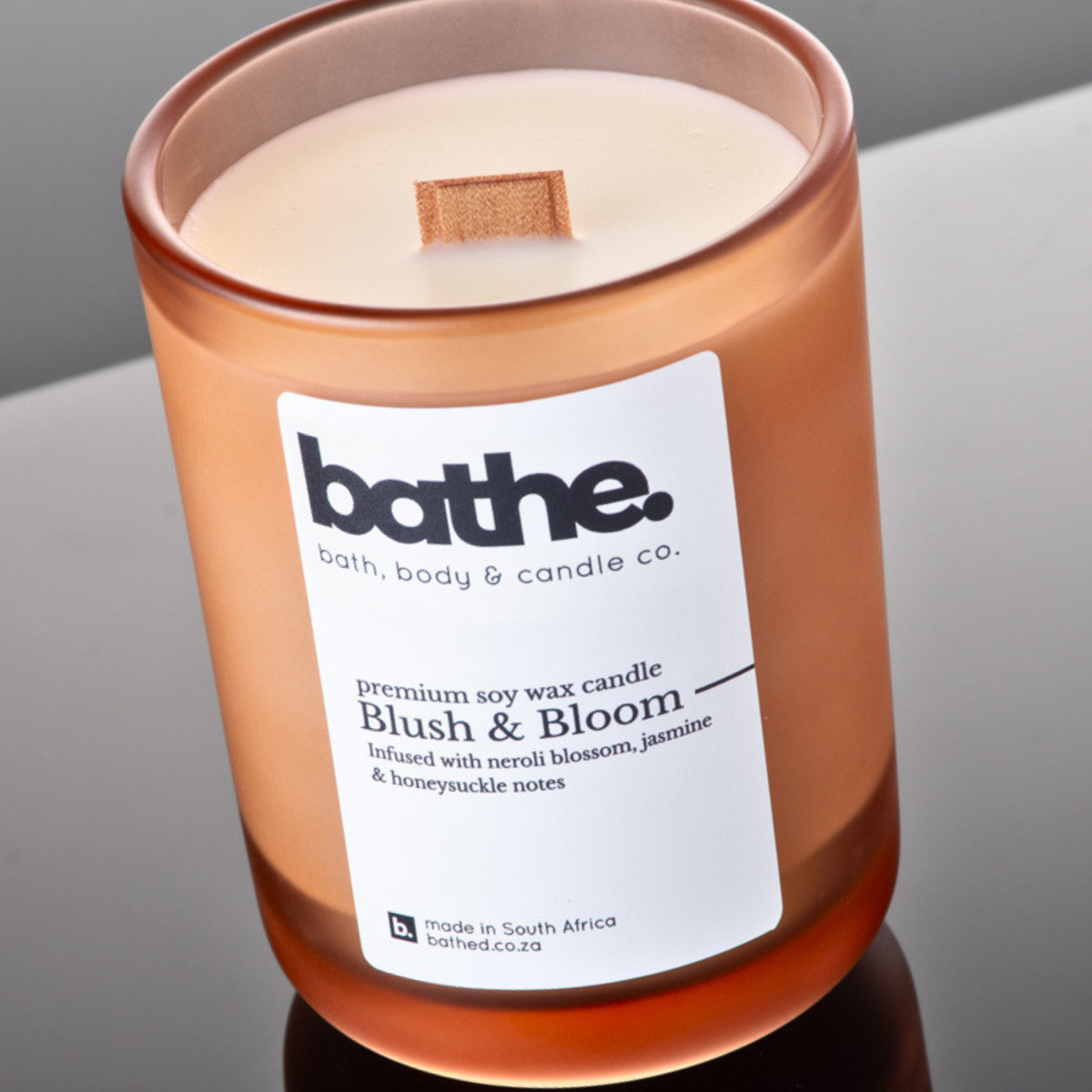 Blush & Bloom Soy wax candle