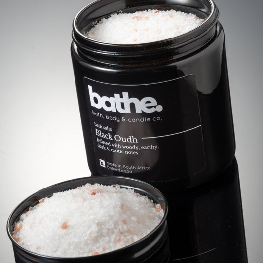 black Oudh bath salts