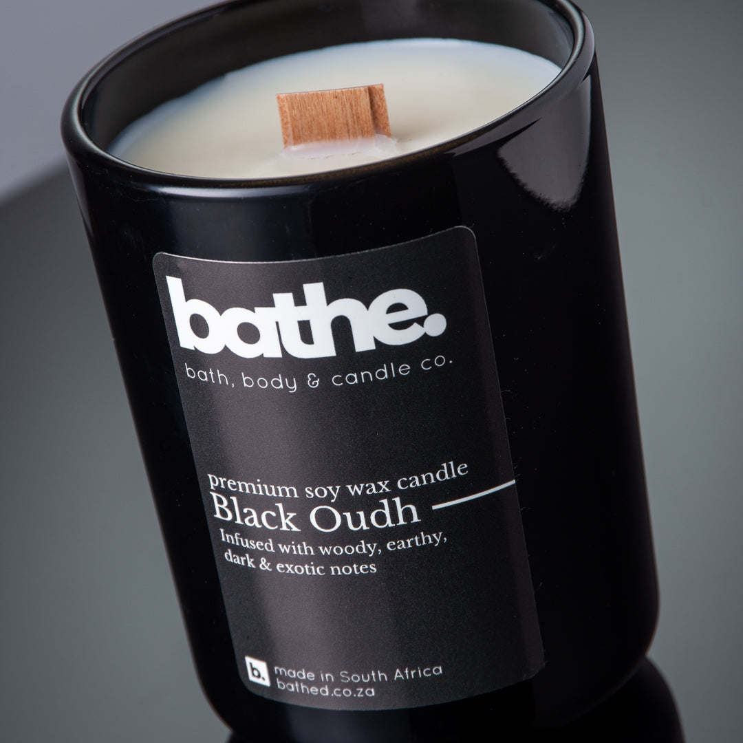 Black Oudh Soy wax candle