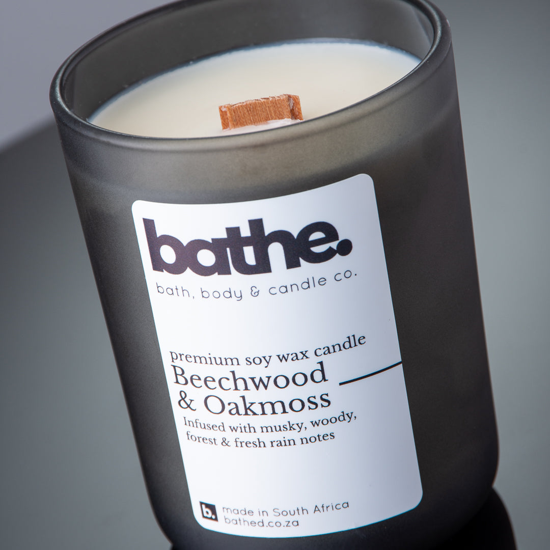 Beechwood & Oakmoss Soy wax candle