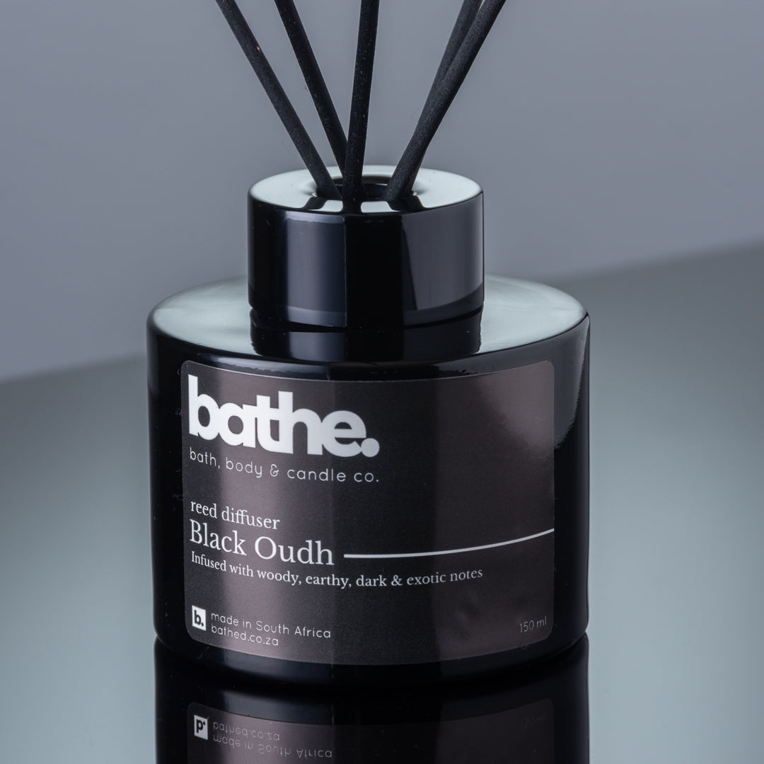 Black Oudh reed diffuser – Bathe. bath, body & candle co.