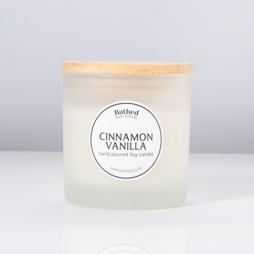 Large Cinnamon Vanilla Soy candle