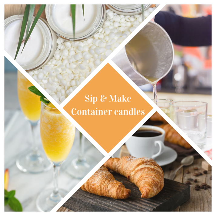 Sip & Make - Container Candle Experience – Bathe. bath, body & candle co.