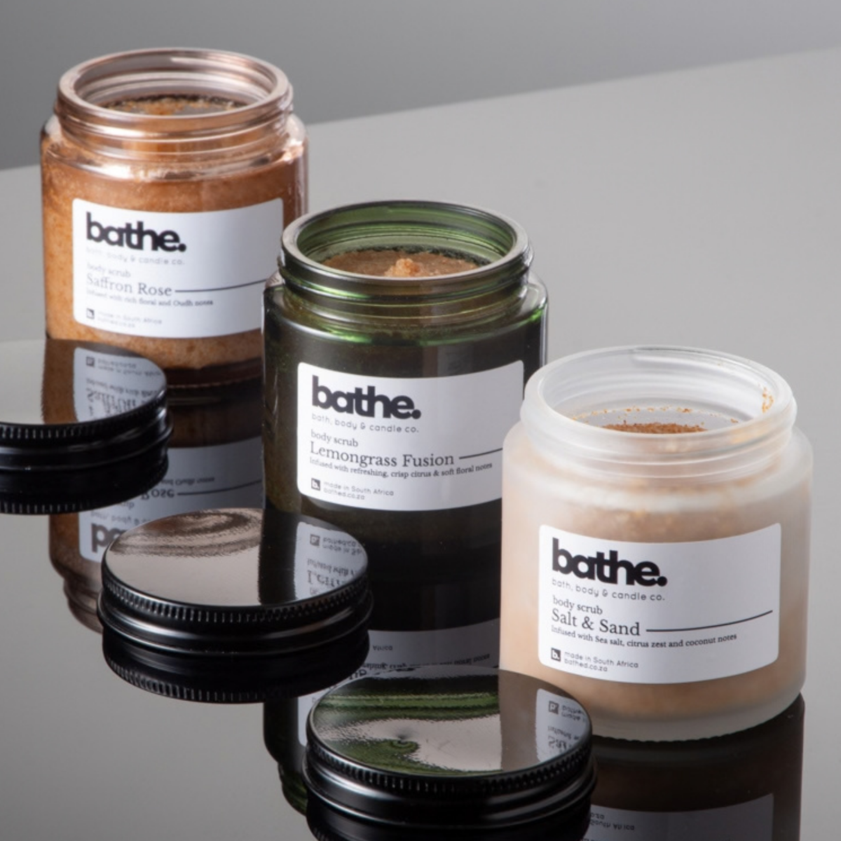 Polish & pamper scrub set