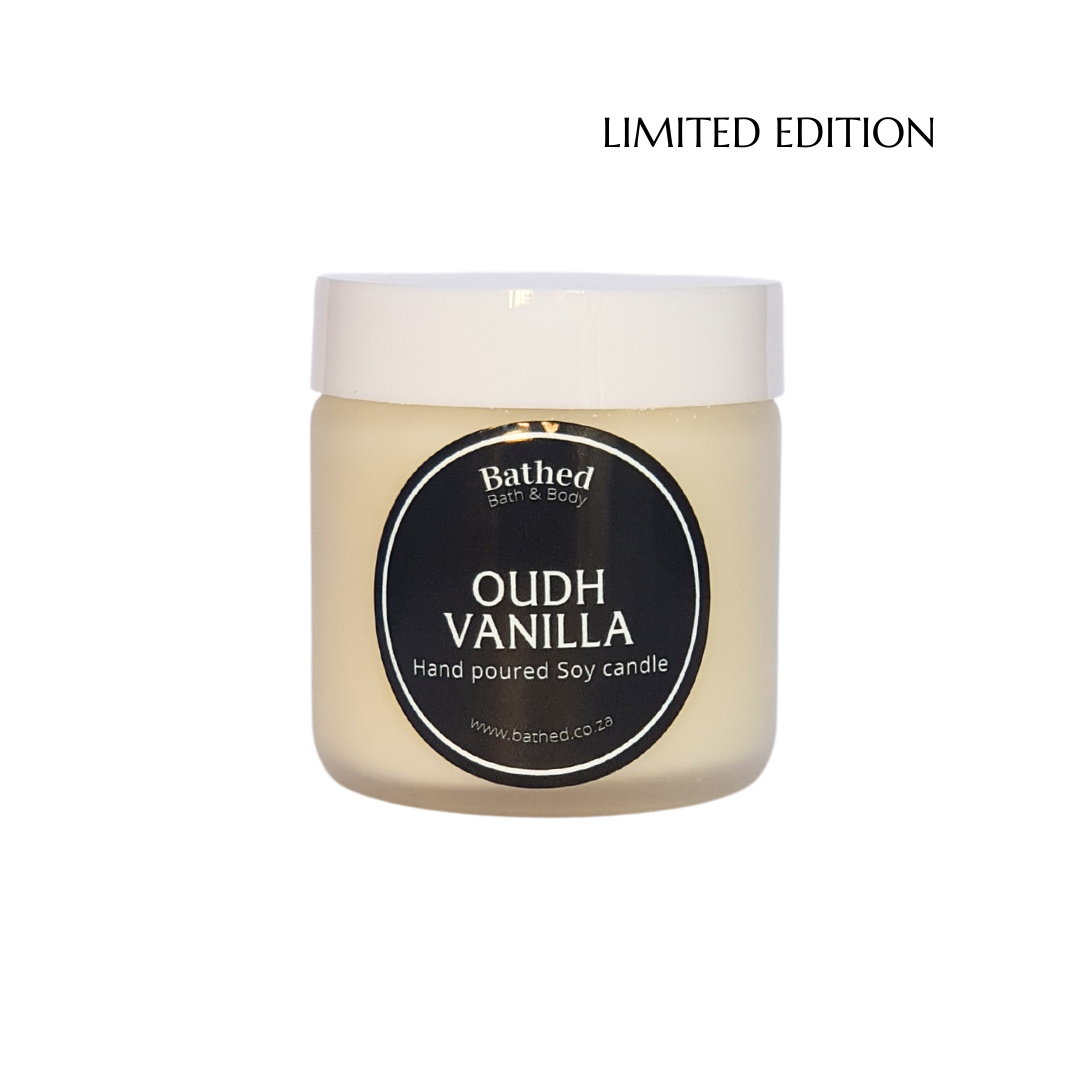 Mini Oudh Vanilla Soy Candle
