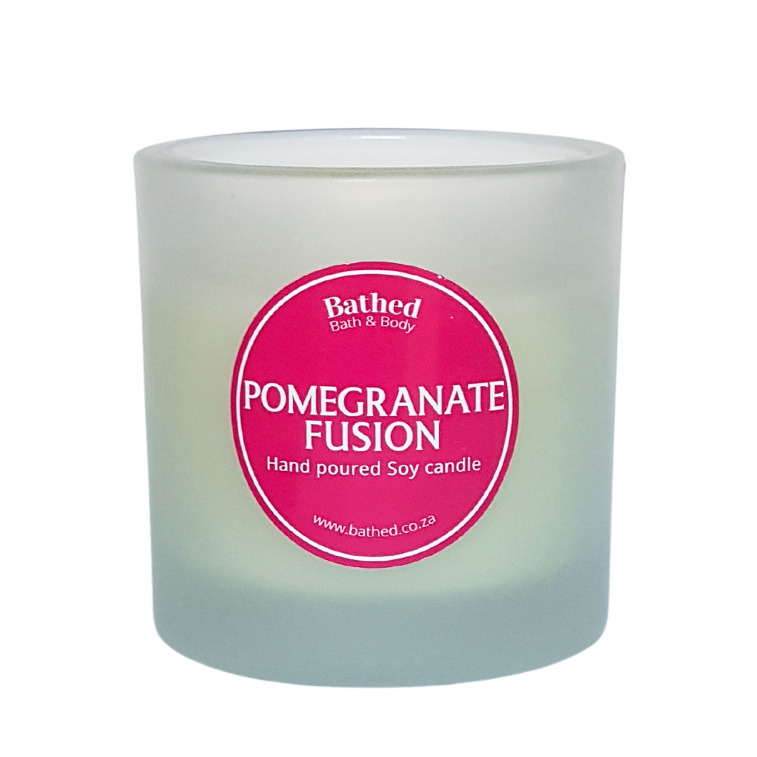 Large Pomegranate Fusion Soy candle