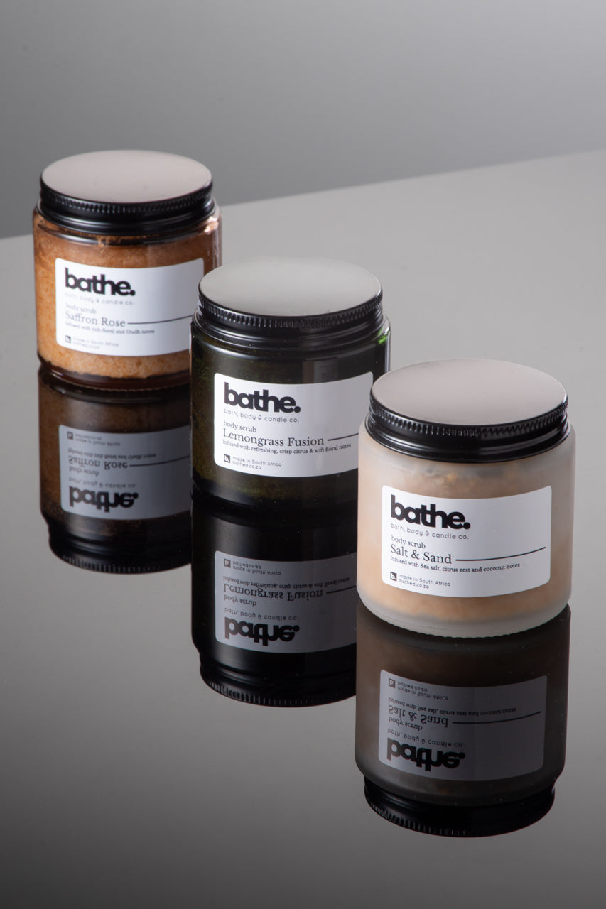Polish & pamper scrub set