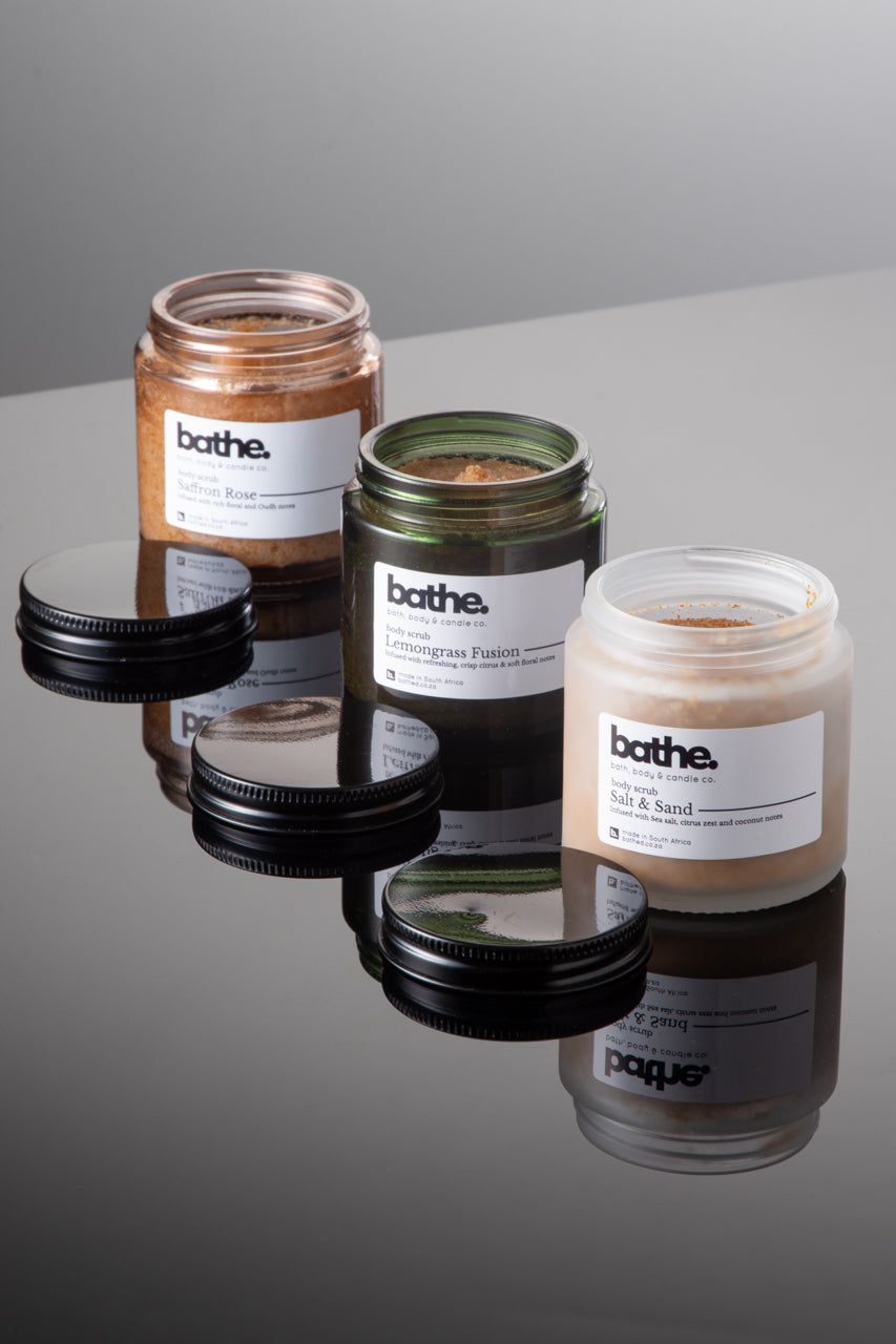 Polish & pamper scrub set
