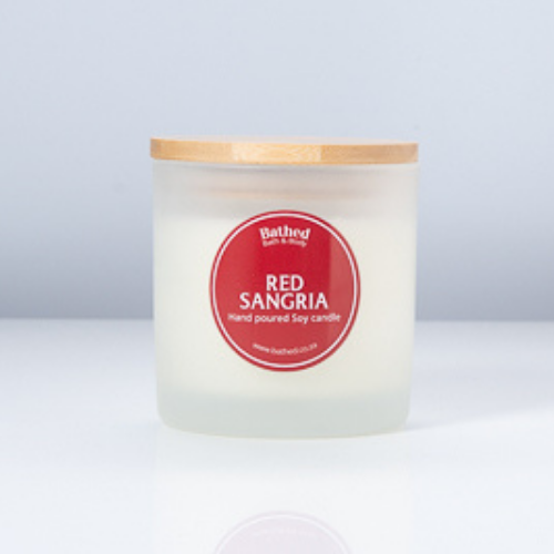 Large Red Sangria Soy candle