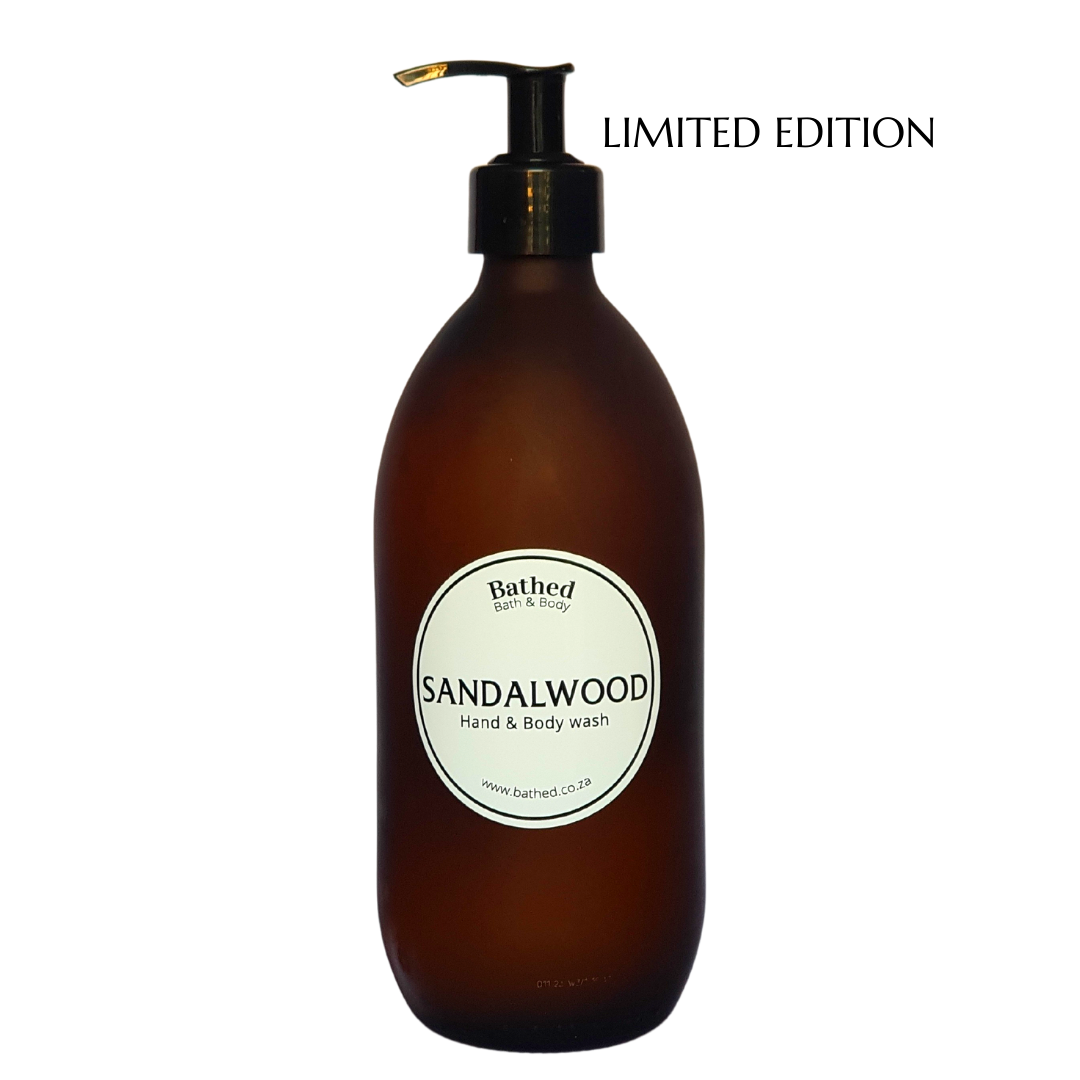 Sandalwood hand & body wash 500ml BATHE Bath, body & candle co.